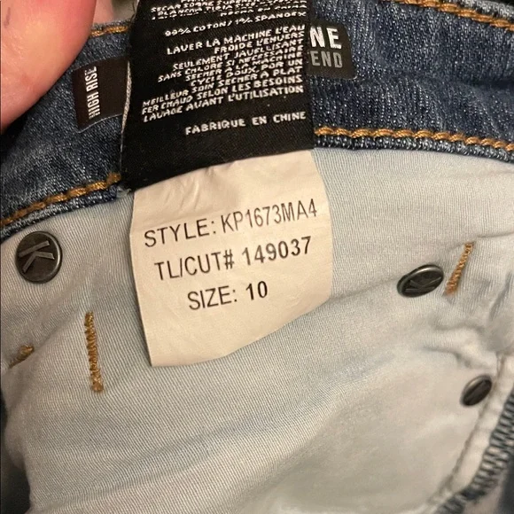 Kut from the Kloth Catherine Fab Ab High Rise Boyfriend Jeans Stretch Denim - Picture 6 of 16